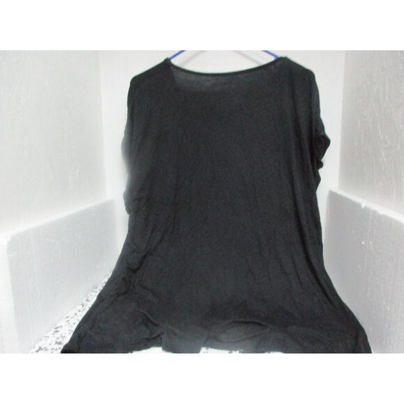 Adore Me  Women's  Anna T Shirt Black Size 0X New!!!!!! - Picture 2 of 3